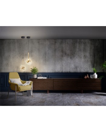 ESSENZA- LAMPARA 1L - NEGRO-DORADO